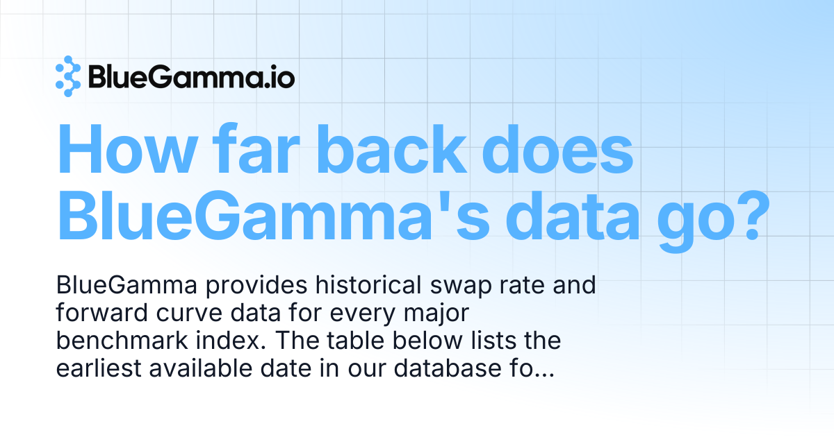 How Far Back Does Bluegammas Data Go Bluegamma Documentation 