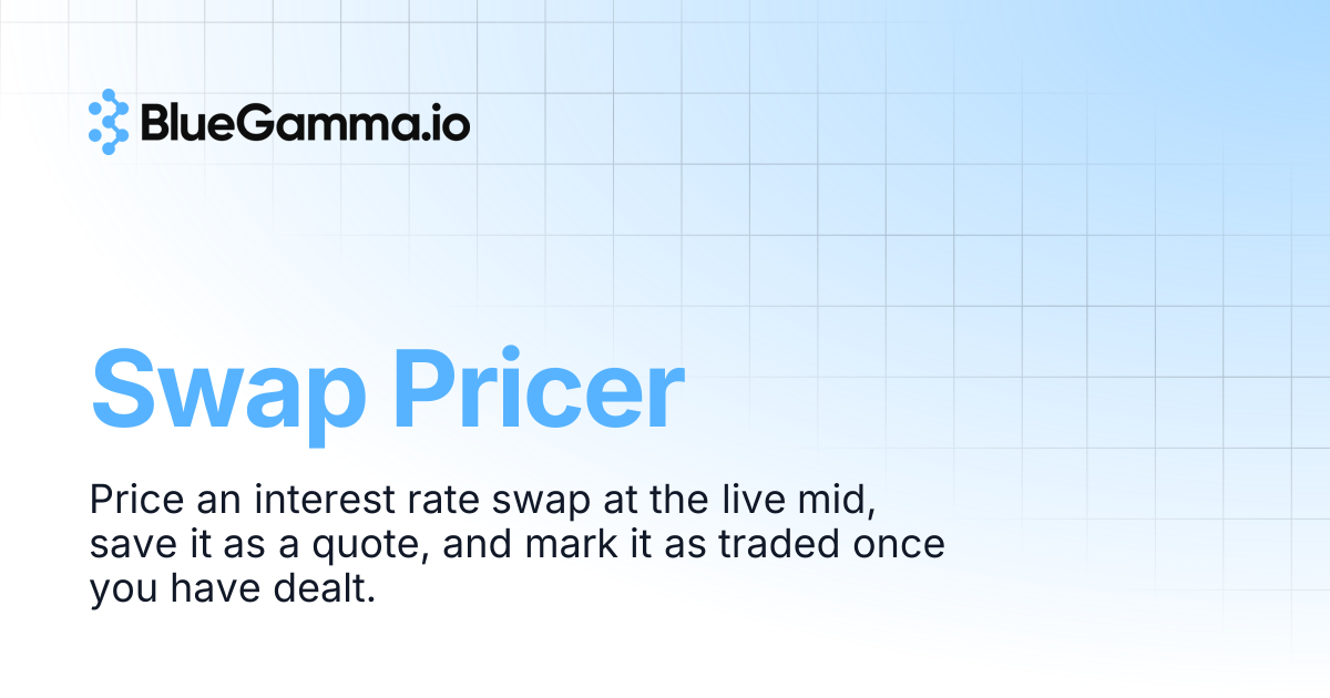 Swap Pricer | BlueGamma Documentation